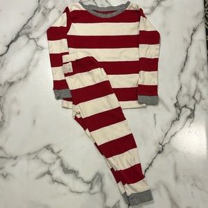 Burt’s bees kids Christmas striped pajamas
